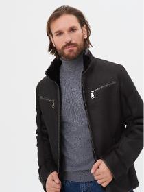 Classic Men's shearling coat 