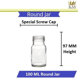 Round Glass Jar