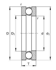 Bearing 51108