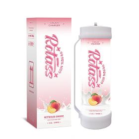 Rotass 3.3L 2000g Peach Cream Chargers Single Pack