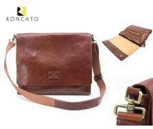 R Roncato Made in Italy Quality Leather Cross Body Bag (46.02.45)