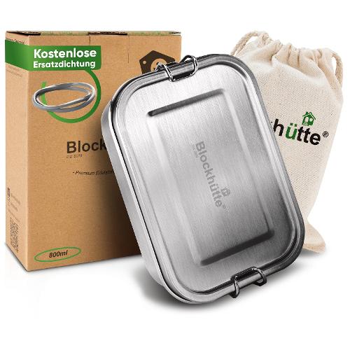 The original! Lunch box stainless steel 1200ml in test winning quality