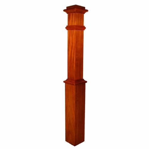 Newel Post Pine Wood Railing