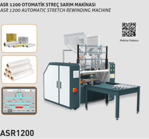 ASR 1200 AUTOMATIC STRECH REWINDING MACHINE 