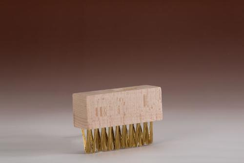 Weed Brush Brass Plated Steel