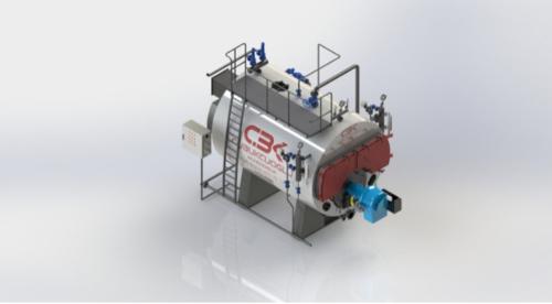 3-pass High Pressure Scotch Steam Boilers with Liquid and Ga