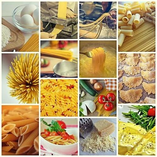 Pasta: Spaghetti, Macaroni, Vermicelli, Shell 