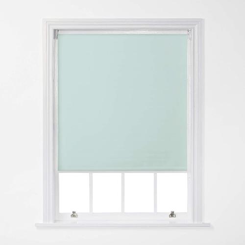 Blackout Roller Blind 5ft - Duck Egg