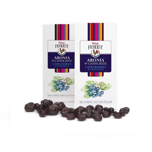 Chocolate-covered chokeberries 125g