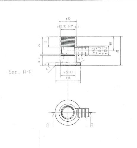 0BP0106 Elbow exhaust