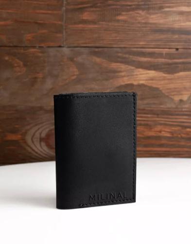 ROLL BLACK FOLDED WALLET