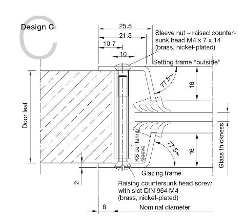 Aluminium Porthole Design C