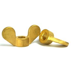 M4 - 4mm Wing Nuts Butterfly Nuts Brass DIN 315