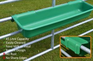 Calf,cattle,horse,sheep,goat hanging trough feeder 