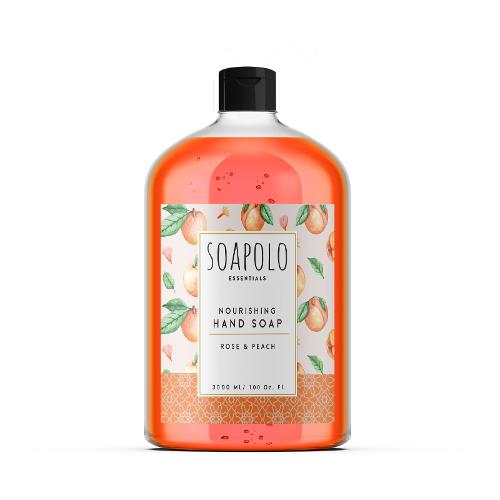 Soapolo Hand Soap Rose&Peach 3000Ml