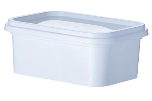 Rectangular container 350 ml/ 11.83 oz, film/foil sealable