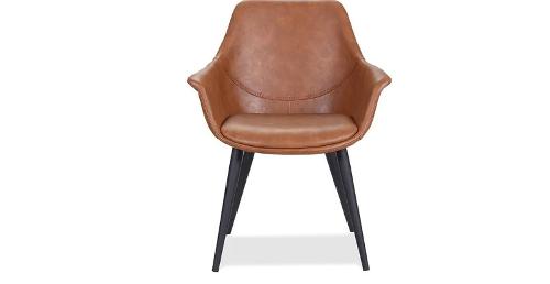 Mia Dining table chair | Cognac