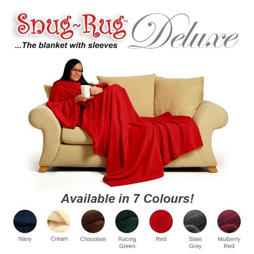 Snug Rug Deluxe Blanket with Sleeves