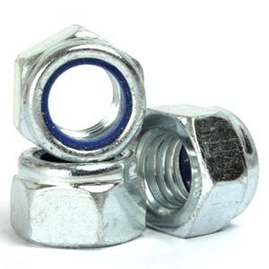 M16 - 16mm Nyloc Nuts Nylon Insert Nut Type T Bright Zinc Pl