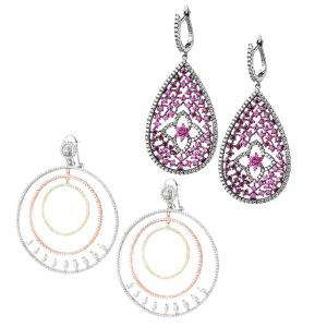 Gemstone Earrings Wholesale Sterling 925 Silver