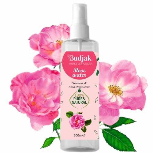 Floral Rose Damascena water (Rosa Damascena mill) 200 ml.