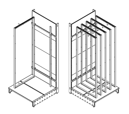 Modular shop rack systems & instore interior shelving design