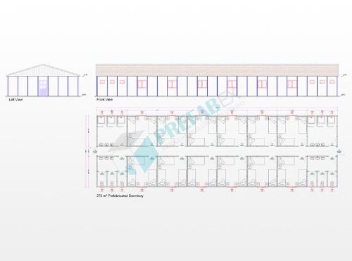 Prefabricated Dormitory -272 M² 