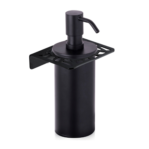 Zeus Black Soap Dispenser With Metal