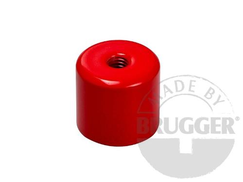 Bar magnet AlNiCo, steel body, with internal thread