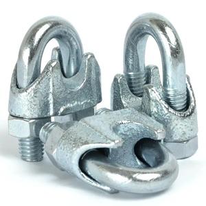 12mm Wire Rope Grip Galvanised - DIN 741