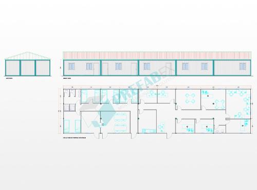 Modular Accommodation & Office Container-216M² 