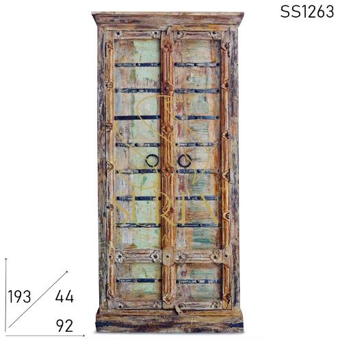 Real Old Door Antique Reproduction Resort Room Wardrobe