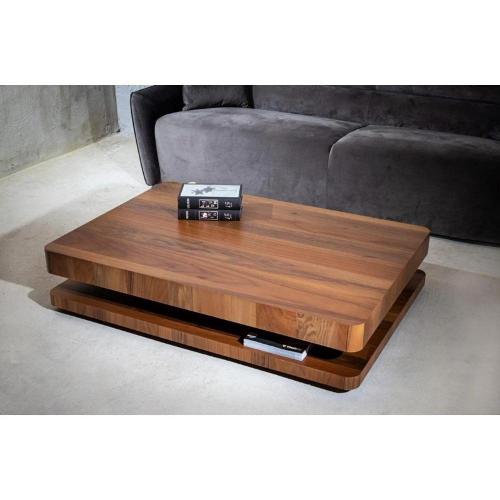 Coffee Table Rectangular Living Room Table Rexol Brown