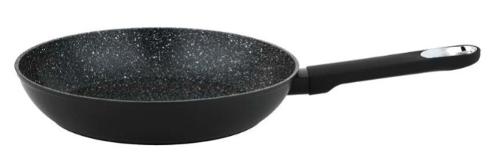 Frying pan with marble coating