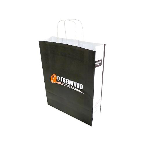 paper bag with twisted handles, full print