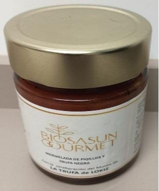 Organic piquillo pepper jam with truffle 100 g, 200 g