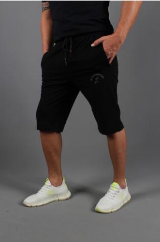 0016 - Black Shorts With Reflector Print