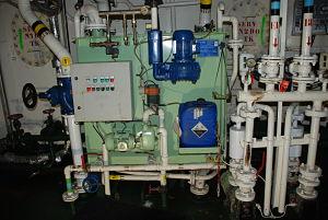 Biological sewage treatment plant