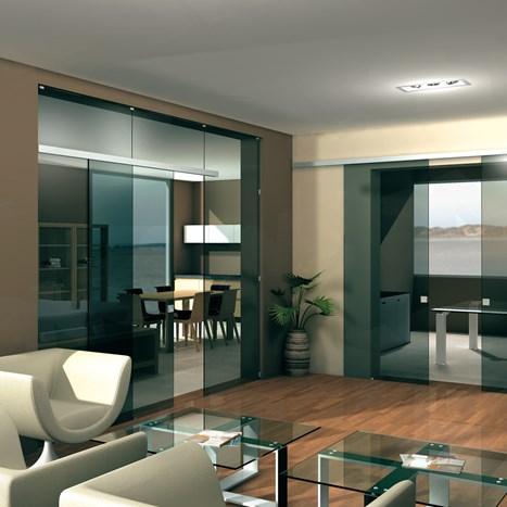 V-5100 - ceiling / wall, sliding door set