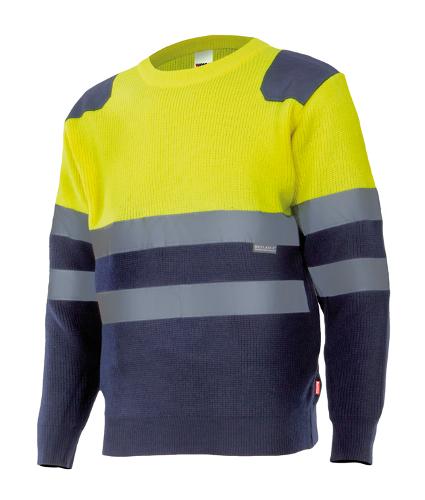 Bicolor Mesh Sweater AV-179