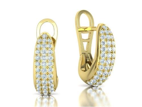 Huggie Earrings Diamond Bespoke 