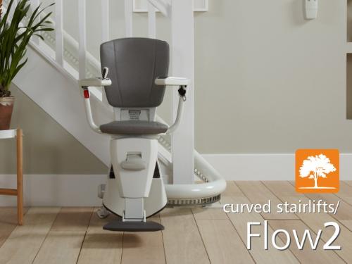 Flow2 Curved Stairlift