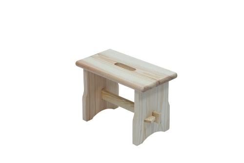 Wooden stool, manufacturer.