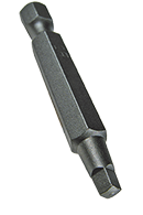 Screwdriver square Bits 1/4"