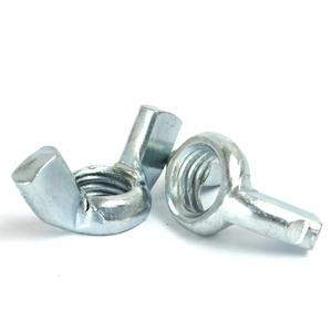 M6 - 6mm Wing Nuts Butterfly Nuts Bright Zinc Plated Grade 4