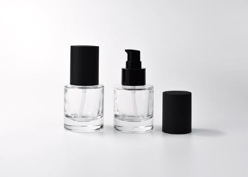 30ml low profile glass bottle