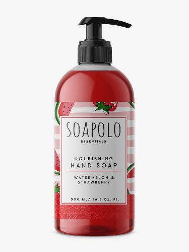 Soapolo Hand Soap Watermelon&Strawberry 500Ml