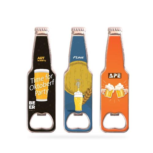 Bottle Shaped Opener Fridge Magnet