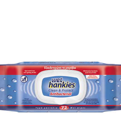 Antibacterial Wipes Wet Hankies