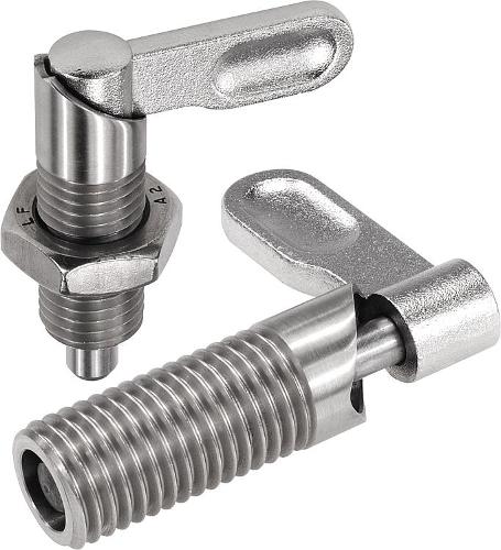 Cam-action indexing plungers stainless steel